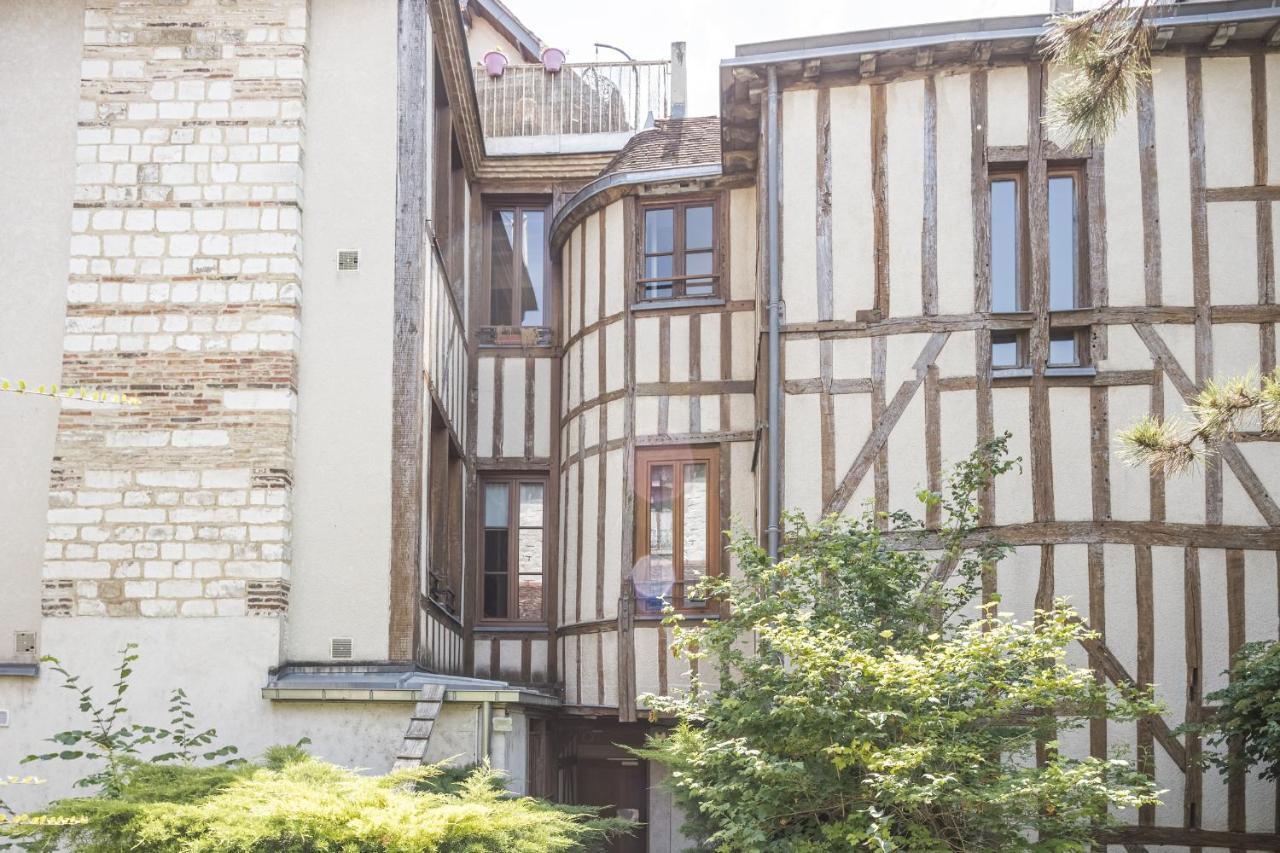 Le Rooftop - Vue Cathedrale - Climatisation Troyes Exterior foto