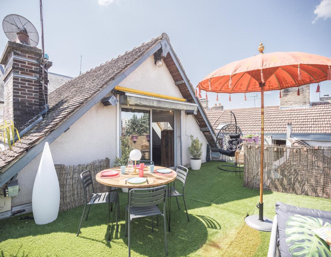 Le Rooftop - Vue Cathedrale - Climatisation Troyes Exterior foto