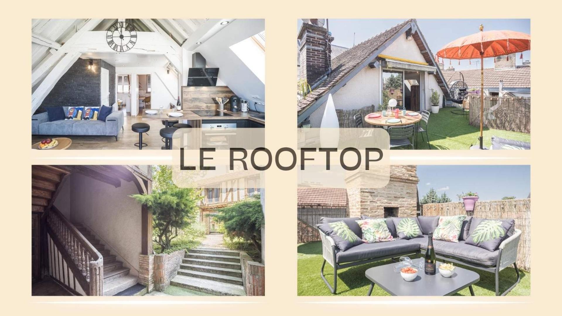 Le Rooftop - Vue Cathedrale - Climatisation Troyes Exterior foto